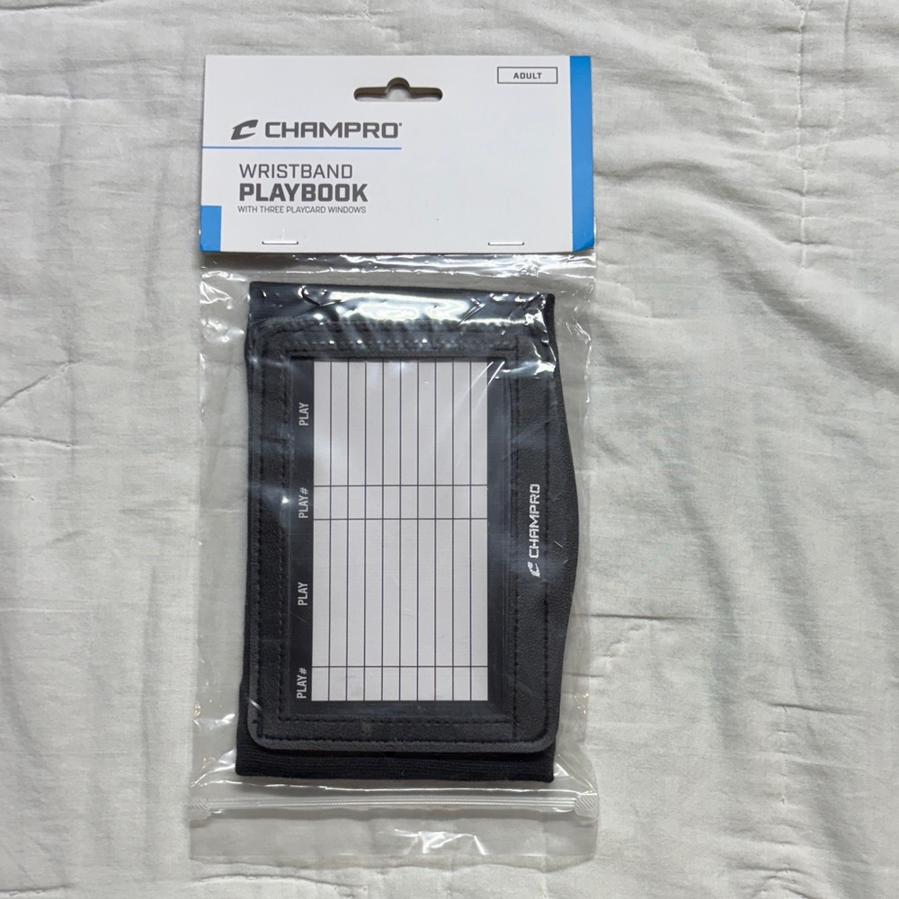 Champro Black‎ Wristband Playbook